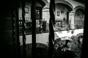 Reštaurácia alebo iné gastronomické zariadenie v ubytovaní Hotel Rural Andalucia