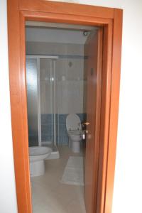 Koupelna v ubytování Hotel Citti