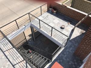 an overhead view of a staircase in a building at Departamentos "La Perla" in Andalgalá