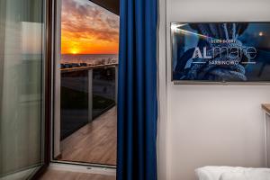 Wschód lub zachód słońca widziany z tego obiektu B&B