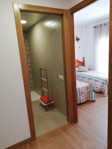 Posteľ alebo postele v izbe v ubytovaní Live Salou Apartment