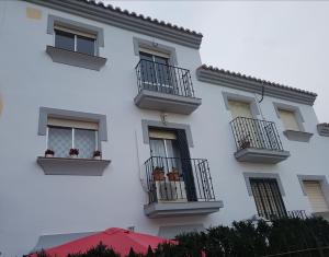 Das Gebäude in dem sich die Ferienwohnung befindet
