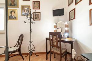 Telewizja i/lub zestaw kina domowego w obiekcie Villa Pollio