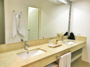 Ένα μπάνιο στο Hotel Campestre las Camelias