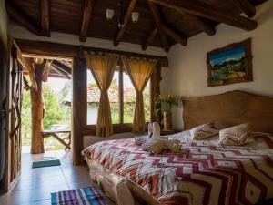 Voodi või voodid majutusasutuse Zaysant Ecolodge toas