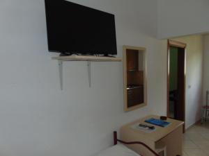 TV a/nebo společenská místnost v ubytování Residence Jazoj