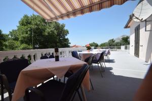 Balkón nebo terasa v ubytování Guest house Podgorje