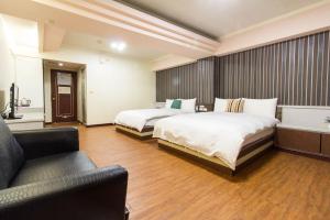Postel nebo postele na pokoji v ubytování Lech Hotel