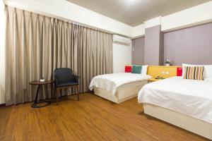 Postel nebo postele na pokoji v ubytování Lech Hotel