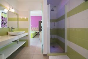 Koupelna v ubytování B&B Nacorè