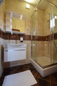Koupelna v ubytování Guest house Podgorje