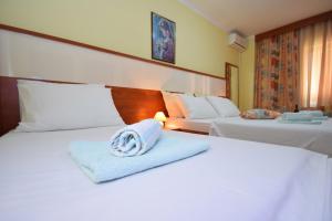 Postel nebo postele na pokoji v ubytování Guest house Podgorje