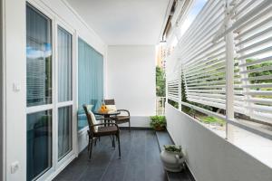 Balkón nebo terasa v ubytování Apartman Edi