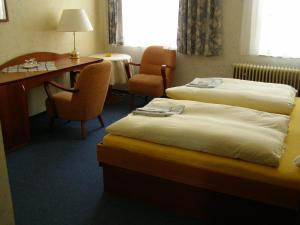 Χώρος καθιστικού στο Hotel Goethe
