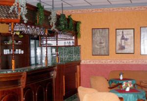 Ο χώρος του lounge ή του μπαρ στο Hotel Goethe