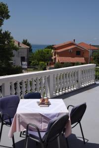 Balkón alebo terasa v ubytovaní Guest house Podgorje