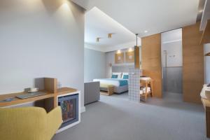 A kitchen or kitchenette at La Piazzetta Guest House