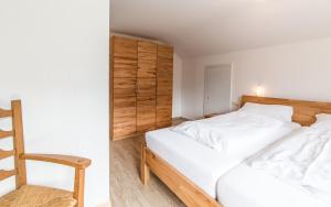 Postel nebo postele na pokoji v ubytování Haus Himmelreich