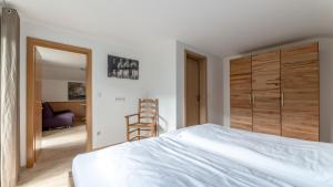 Postel nebo postele na pokoji v ubytování Haus Himmelreich