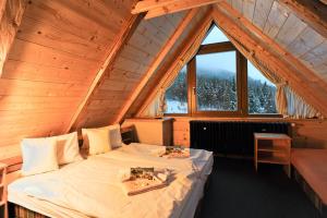 Posteľ alebo postele v izbe v ubytovaní Josefova Bouda -Resort Svaty Frantisek