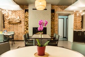 Istumisnurk majutusasutuses Hotel Mandát