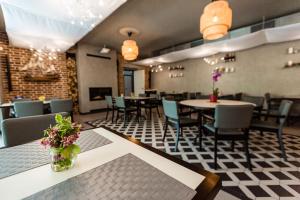Istumisnurk majutusasutuses Hotel Mandát