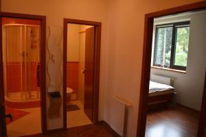 Kúpeľňa v ubytovaní Apartment Mumlava falls