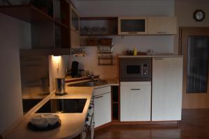 Kuchyňa alebo kuchynka v ubytovaní Apartment Mumlava falls