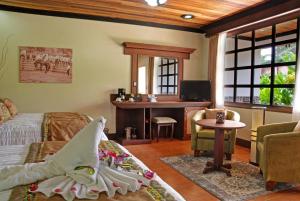 Posezení v ubytování Volcano Lodge, Hotel & Thermal Experience