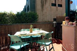 Balkon lub taras w obiekcie sabaris -BAIONA a 200 metros de Playa Ladeira