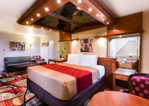 Cama o camas de una habitación en Vagabond Inn Long Beach
