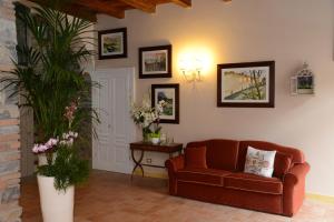 Χώρος καθιστικού στο Hotel Borgo Antico