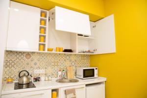 Dapur atau dapur kecil di Meidan Suites