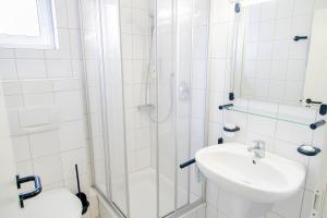 Phòng tắm tại Hotel Möhringer Hof