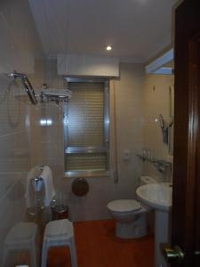 Koupelna v ubytování Hostal Coruña