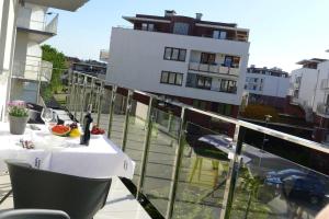 Balkon lub taras w obiekcie Impresja 42 Apartament z garażem