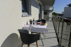 Balkon lub taras w obiekcie Impresja 42 Apartament z garażem
