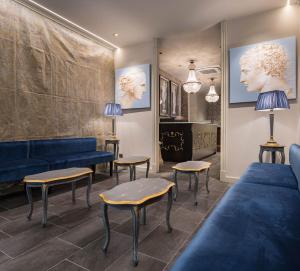 Posezení v ubytování Hotel Torre Guelfa Palazzo Acciaiuoli