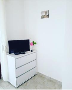 TV a/nebo společenská místnost v ubytování Apartment Gajac Zrće Novalja + 6 fotografií