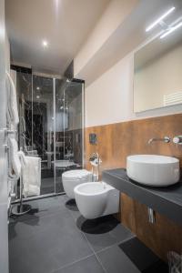 Koupelna v ubytování Hotel Torre Guelfa Palazzo Acciaiuoli
