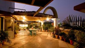 Patio nebo venkovní prostory v ubytování Hotel Amrta