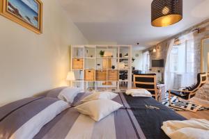 Luxury Apartment Fabris客房内的一张或多张床位