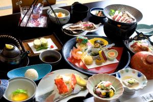 Opciones de desayuno para los huéspedes de Oyado Kiyomizuya