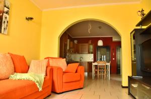 Zona de estar de Charming Apartment in Qala, Gozo