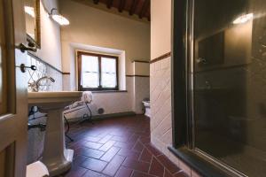 Koupelna v ubytování Tenuta Quarrata