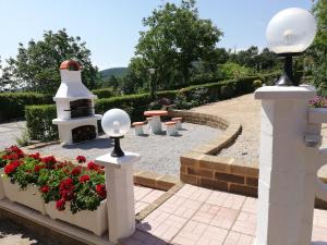 Zahrada ubytování Casa Fabbrichina