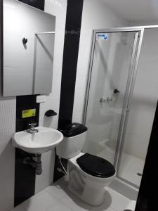 Baðherbergi á Hotel Royal Class