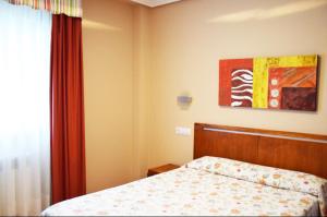 Postel nebo postele na pokoji v ubytování Apartamentos La Barzana