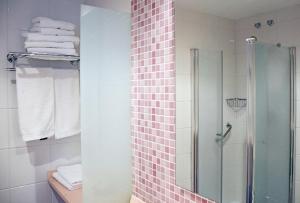 Koupelna v ubytování Apartamentos La Barzana