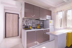Küche/Küchenzeile in der Unterkunft Casa di Greco